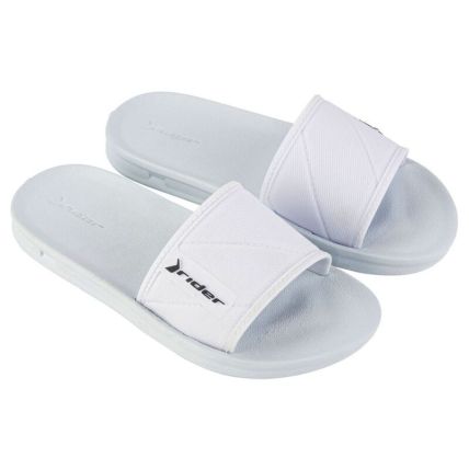 Chinelo Slide Infantil Rider Street - 11592 - Branco/branco/preto - Atacado