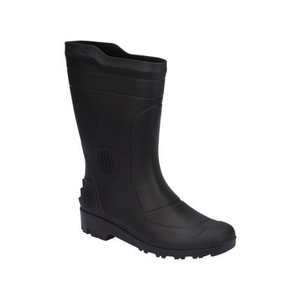 Bota Unissex Pega Forte Cano Médio - 00323 - Preto/preto - Atacado
