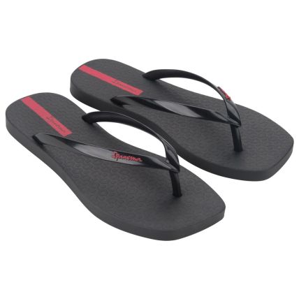 Chinelo Feminino Ipanema Edge Essencial - 27121 - Preto/preto/rosa - Atacado