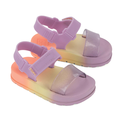 Sandalia Baby Zaxyninna Moderninha - 18501 - Lilas Lavanda - Atacado
