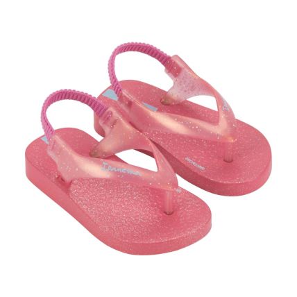 Chinelo Baby Ipanema Glitter - 27182 - Rosa/ Rosa Glitter - Atacado
