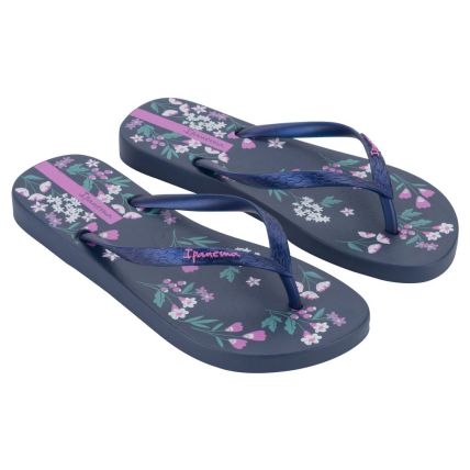 Chinelo Feminino Ipanema Oasis - 26571 - Azul/lilas/verde - Atacado