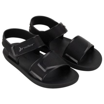 Sandalia Papete Infantil Rider Kick - 12354 - Preto/preto/grafite - Atacado
