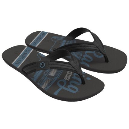 Chinelo Infantil Cartago Atlanta - 11841 - Cinza/preto/azul - Atacado