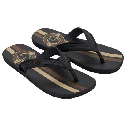 Chinelo Infantil Cartago Atlanta - 11841 - Preto/preto/bege - Atacado