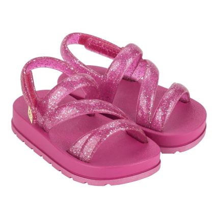 Sandalia Baby Zaxynina Glitter - 18963 - Rosa Pitaya - Atacado