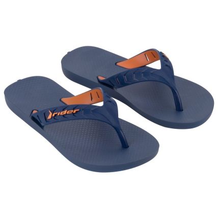Chinelo Infantil Rider Street Duo - 12431 - Azul/azul/laranja - Atacado