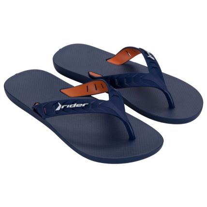Chinelo Masculino Rider Street Duo - 12430 - Azul/azul/laranja - Atacado