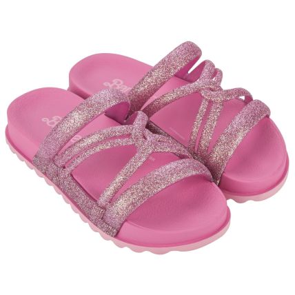 Slide Infantil Barbie Allure - 23150 - Rosa/glitter - Atacado