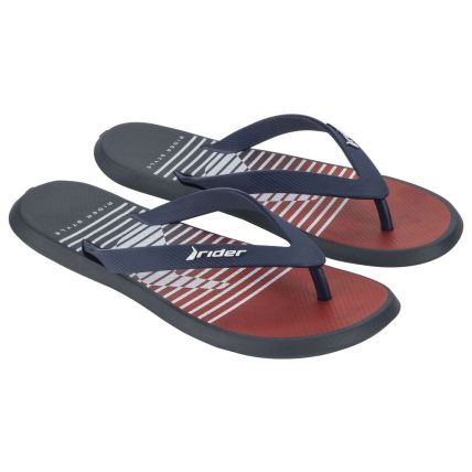 Chinelo Masculino Rider R1 Style - 11818 - Azul/azul/vermelho - Atacado
