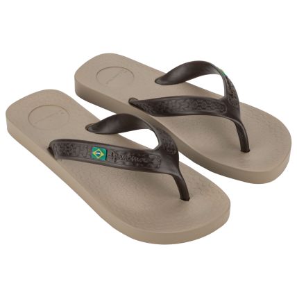 Chinelo Masculino Ipanema Brasil Casual - 27254 - Bege/marrom - Atacado