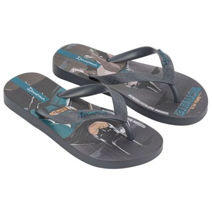 Chinelo Infantil Ipanema Super Pets - 27027 - Cinza/verde/preto - Atacado