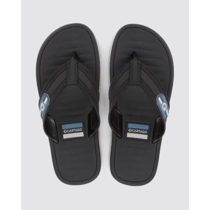 Chinelo Masculino Cartago Paris Ii - 12214 - Cinza/azul/laranja - Atacado