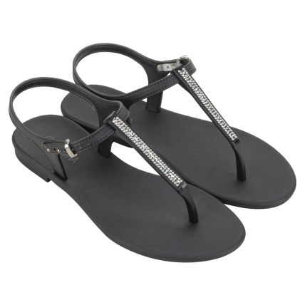 Sandalia Feminina Grendha Ilumina - 19018 - Preto - Atacado