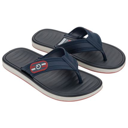 Chinelo Masculino Cartago Paris Ii - 12214 - Cinza/preto/azul - Atacado