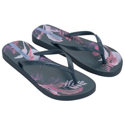 Chinelo Feminino Ipanema Oasis - 26571 - Azul/rosa/azul - Atacado