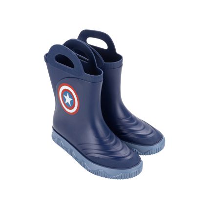 Galocha Infantil Marvel Force - 23109 - Azul/azul Escuro - Atacado