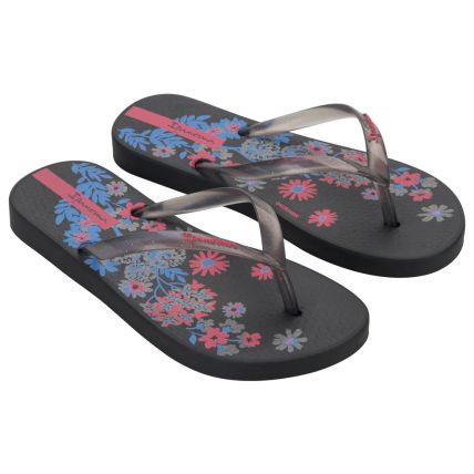 Chinelo Infantil Ipanema Oasis -  27264 - Preto/bronze/rosa  - Atacado