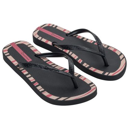 Chinelo Feminino Ipanema Day - 27321 - Preto/preto/rosa - Atacado