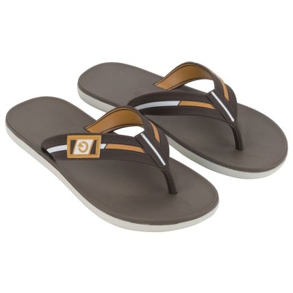 Chinelo Masculino Cartago Dublin Ii - 12268 - Marrom/amarelo/bege - Atacado