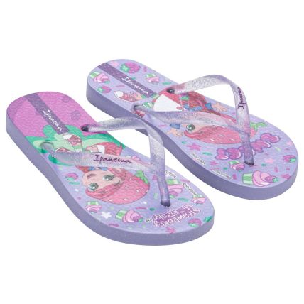 Chinelo Infantil Ipanema Moranguinho Sugar - 27173 - Violeta/lilas Glitter - Atacado