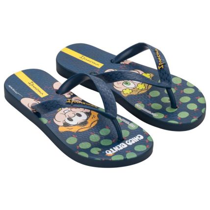 Chinelo Infantil Ipanema Chico Bento - 27190 - Azul/azul/verde - Atacado
