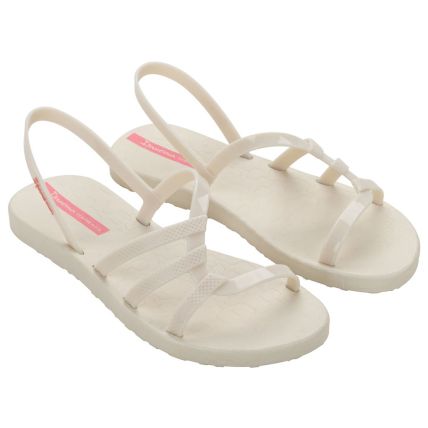 Sandalia Feminina Ipanema Diversa - 27234 - Off White/rosa - Atacado
