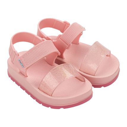 Sandalia Baby Zaxynina Moderninha - 18501 - Rosa Iogurte - Atacado