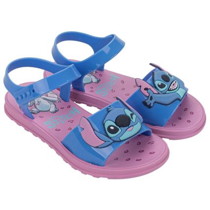 Sandalia Infantil Stitch To Play - 23196 - Rosa/azul - Atacado