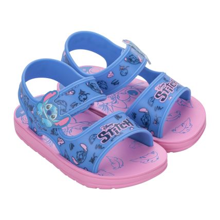 Sandalia Baby Disney Diversão - 22991 - Rosa/azul Medio - Atacado