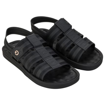 Sandalia Masculina Cartago Alabama Ii - 12478 - Preto/preto/castor - Atacado