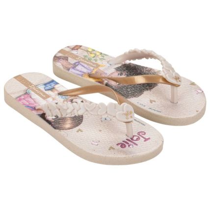 Chinelo Infantil Ipanema Jolie Ii - 25951 - Bege/ouro - Atacado