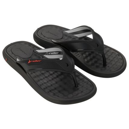 Chinelo Masculino Rider Step - 12437 - Preto/preto/cinza - Atacado