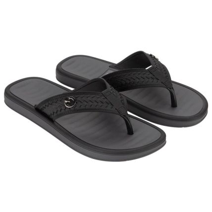 Chinelo Masculino Cartago Coimbra Ii - 12285 - Preto/preto/grafite - Atacado