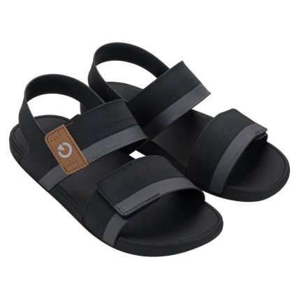 Sandalia Masculina Cartago Dakar Iii - 12401 - Preto/grafite/castor - Atacado