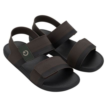 Sandalia Masculina Cartago Dakar Iii - 12401 - Marrom/marrom/verde - Atacado