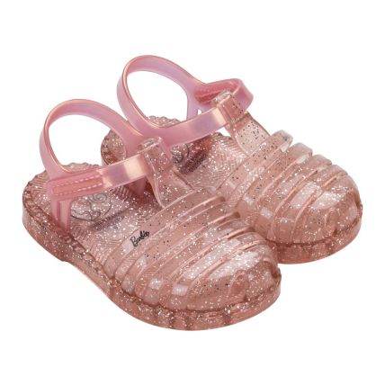 Sandalia Baby Barbie Duo - 23185 - Rosa Glitter/perolado - Atacado