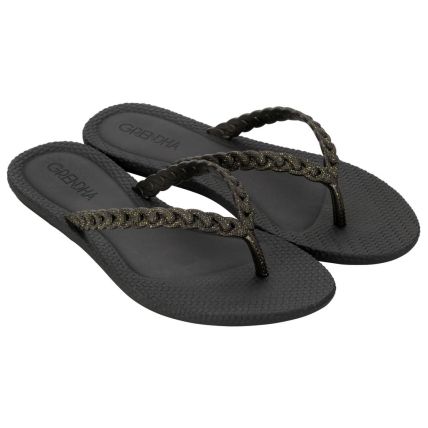Rasteira Femina Grendha Todo Dia Glam - 19032 - Preto - Atacado