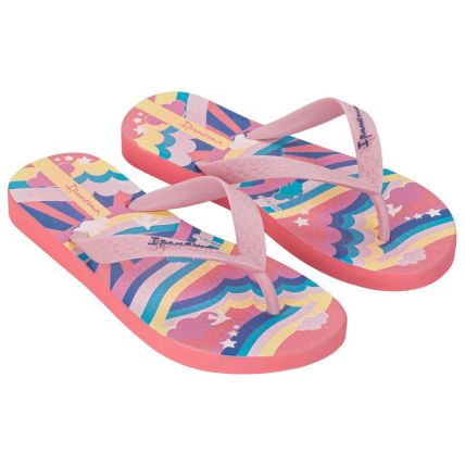 Chinelo Infantil Ipanema Temas - 25479 - Rosa/azul/amarelo - Atacado