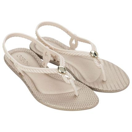 Sandalia Feminina Grendha Todo Dia Delicada - 19083 - Off White - Atacado
