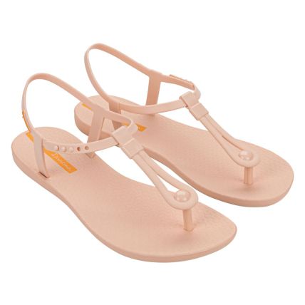 Chinelo Ipanema Feminina Class Slim - 27268 - Bege/bege/laranja - Atacado