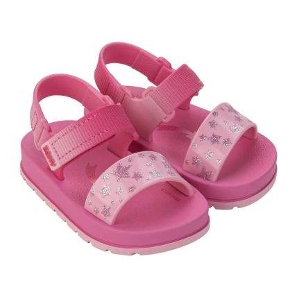 Sandalia Baby Zaxynina Moderninha Print -19060 - Rosa Escuro - Atacado