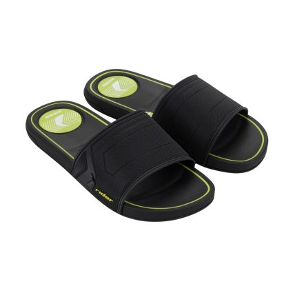 Chinelo Slide Masculino Rider Start - 12442 - Preto/verde - Atacado