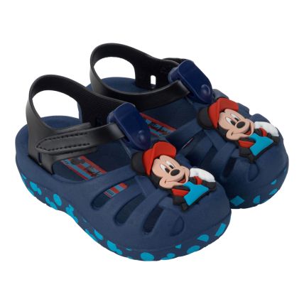 Sandalia Baby Disney Magic Aranha - 22303 - Azul/azul Escuro - Atacado