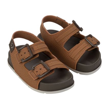 Chinelo Slide Baby Cartago Milão Ii -12418 - Marrom/castor - Atacado