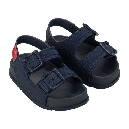 Chinelo Slide Baby Cartago Milão Ii -12418 - Cinza/azul Escuro - Atacado