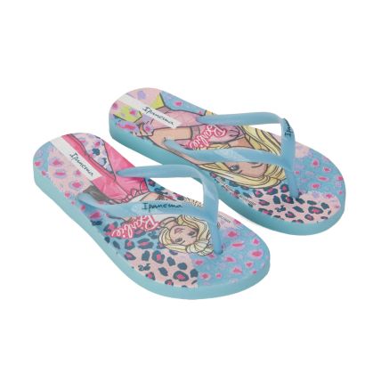 Chinelo De Dedo Infantil Ipanema Barbie Meu Encanto - 27291 - Azul/rosa - Atacado