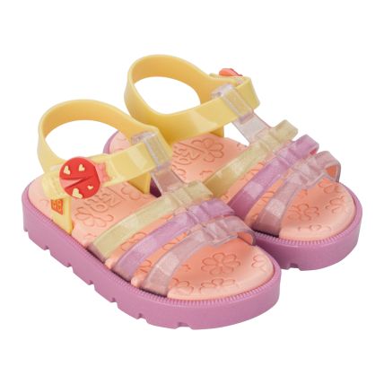 Sandalia Baby Zaxynina Joaninha - 19061 - Amarelo Abacaxi - Atacado