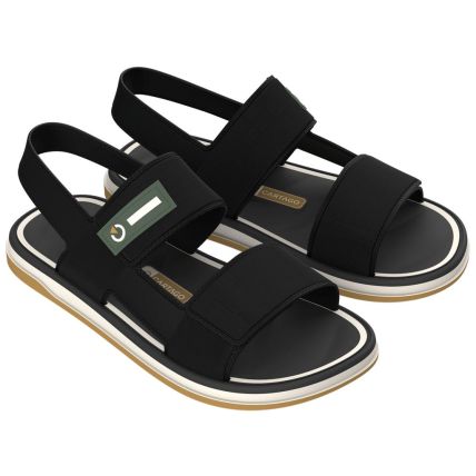 Sandalia Masculino Cartago Malaga Sport - 12477 - Bege/preto/verde - Atacado