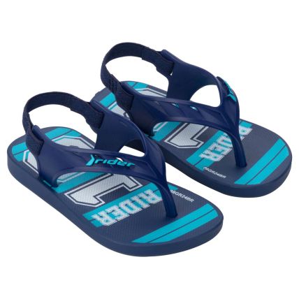 Chinelo Baby Rider Street Fun - 11810 - Azul/azul Escuro/branco - Atacado